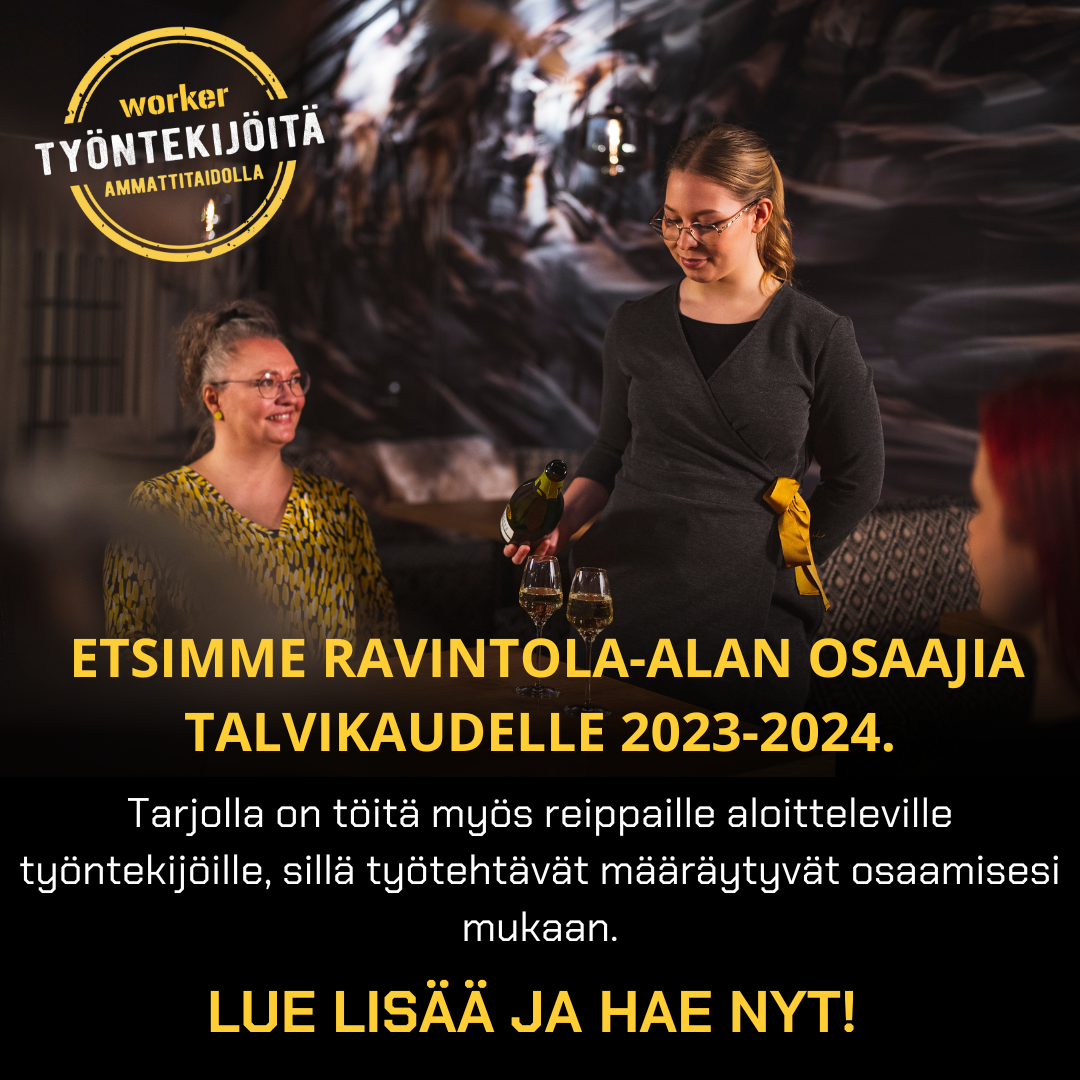 RAVINTOLATYÖNTEKIJÄ, VUOKATTI